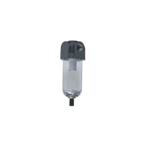 Arrow Mini Coalescing Filter F500-02, Aluminum/Poly Bowl, 1/4" Npt, 150 Psi - Min Qty 2